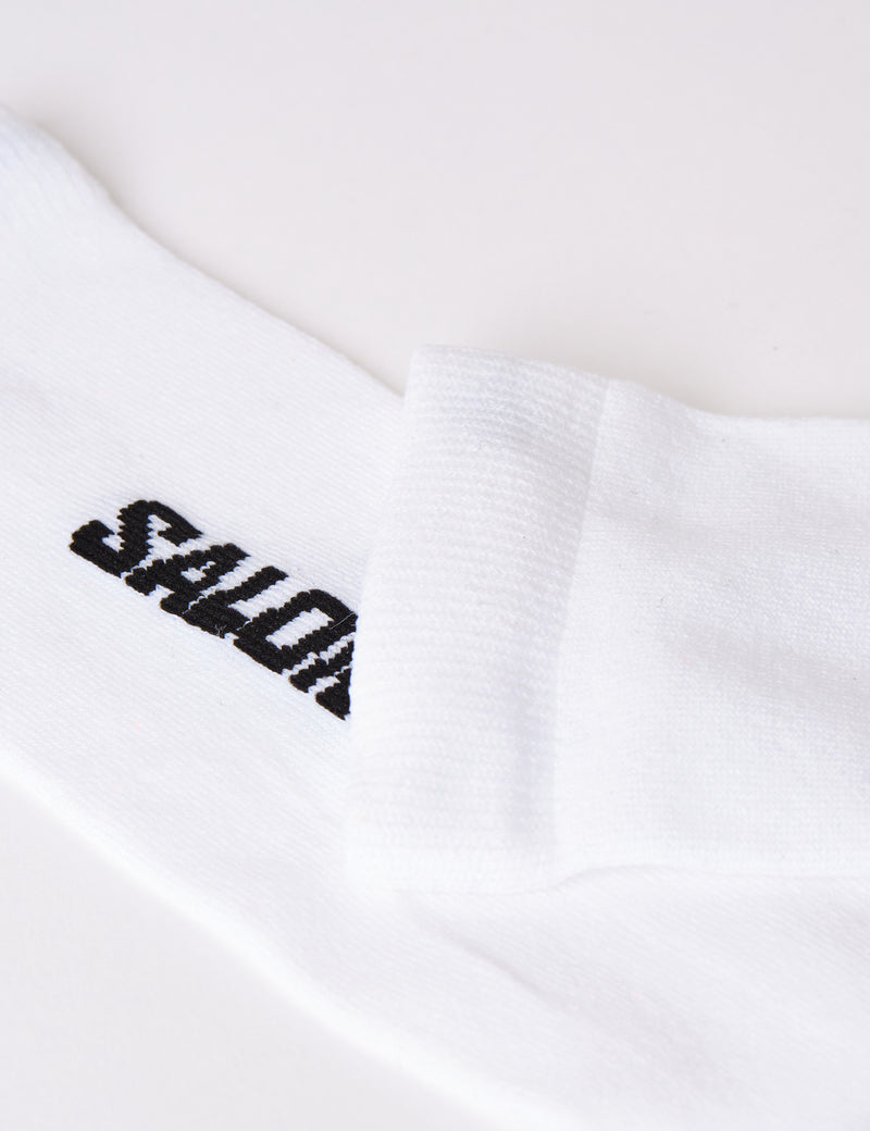 Salomon 365 Crew Socks - White/Black