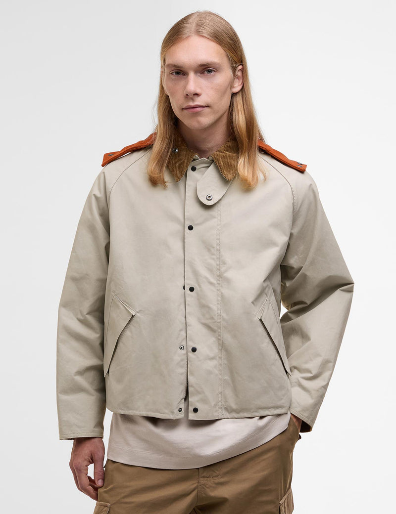 Barbour x Kaptain Sunshine Short Cruiser Casual Jacket - Clay