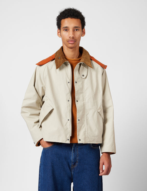 Barbour x Kaptain Sunshine Short Cruiser Casual Jacket - Clay