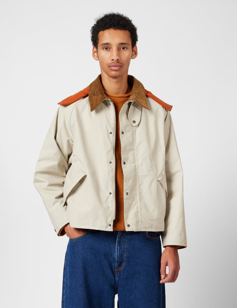 Barbour x Kaptain Sunshine Short Cruiser Casual Jacket - Clay