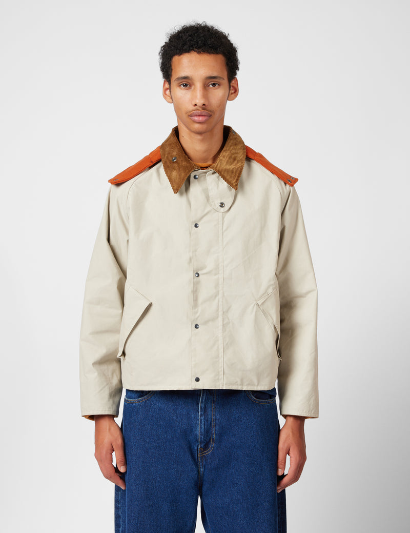 Barbour x Kaptain Sunshine Short Cruiser Casual Jacket - Clay