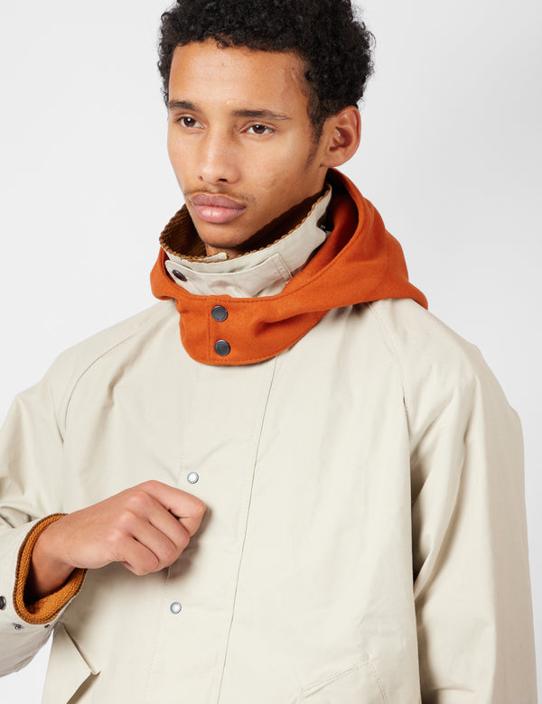 Barbour x Kaptain Sunshine Short Cruiser Casual Jacket - Clay