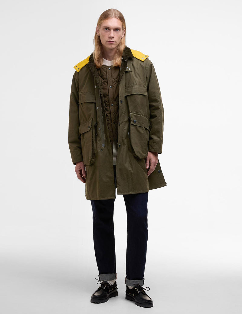Barbour x Kaptan Sunshine Bedale Field Coat - Khaki Brown