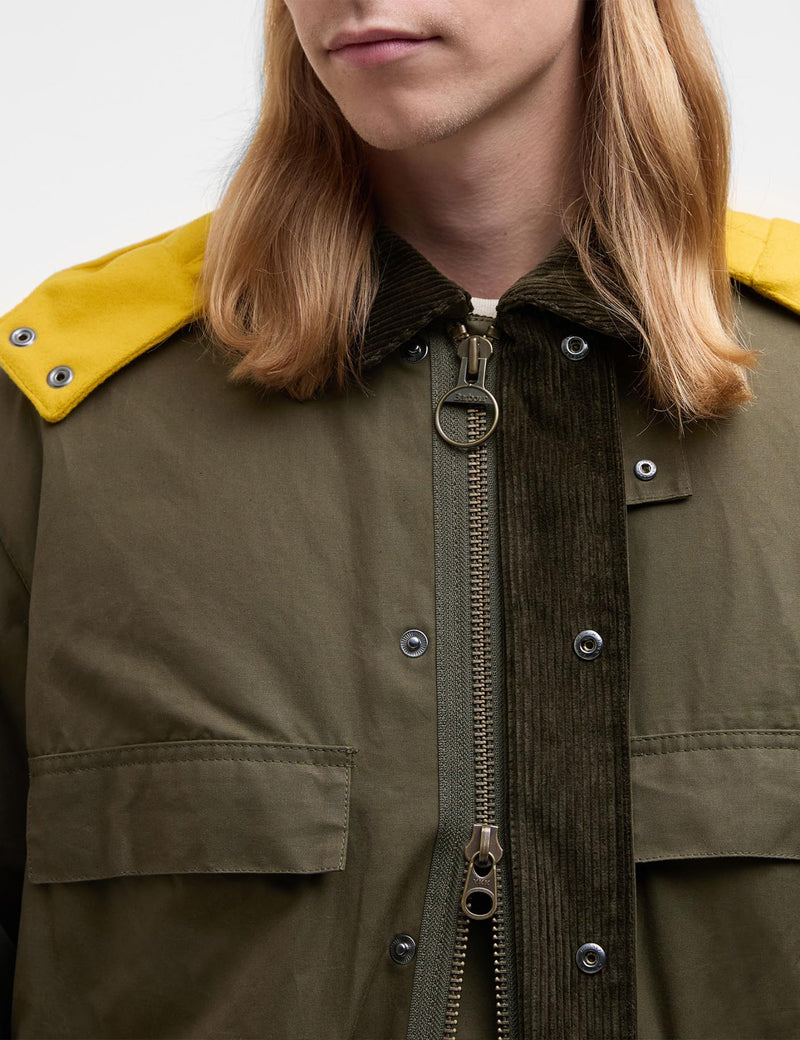 Barbour x Kaptan Sunshine Bedale Field Coat - Khaki Brown