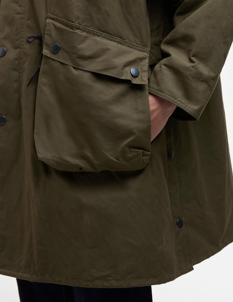 Barbour x Kaptan Sunshine Bedale Field Coat - Khaki Brown