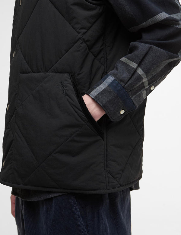 Barbour Modified Liddesdale Quilted Gilet - Black