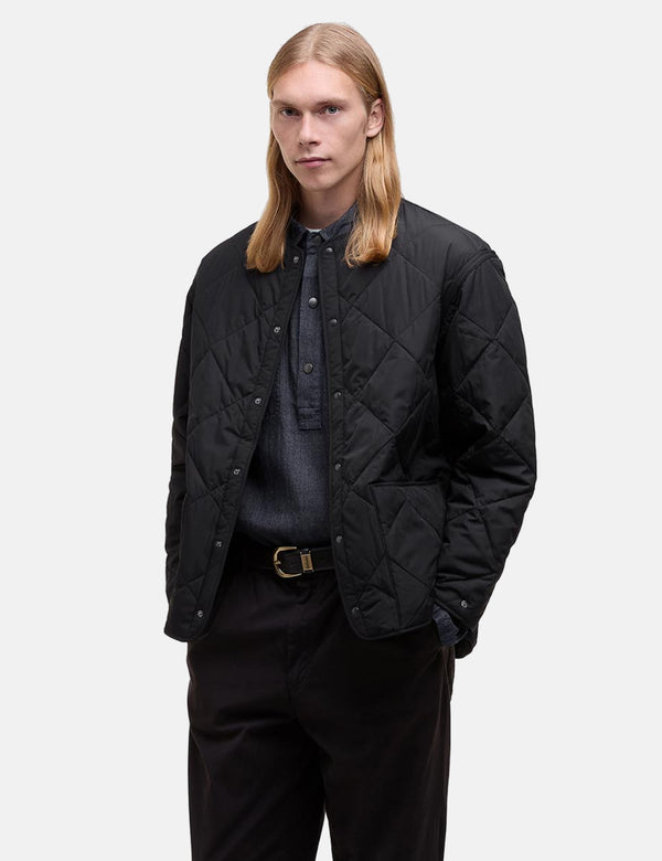 Barbour x Kaptain Sunshine Quilted Liner Jacket - Black