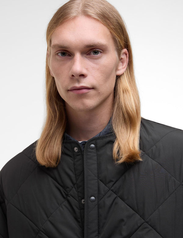 Barbour x Kaptain Sunshine Quilted Liner Jacket - Black