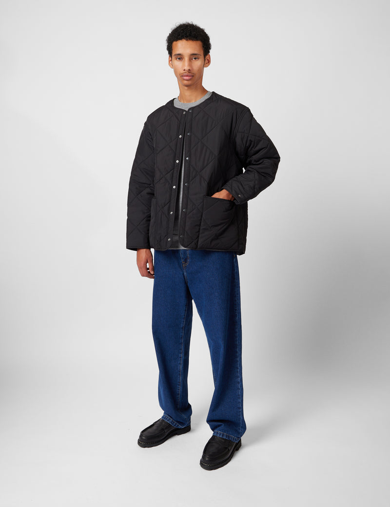 Barbour x Kaptain Sunshine Quilted Liner Jacket - Black