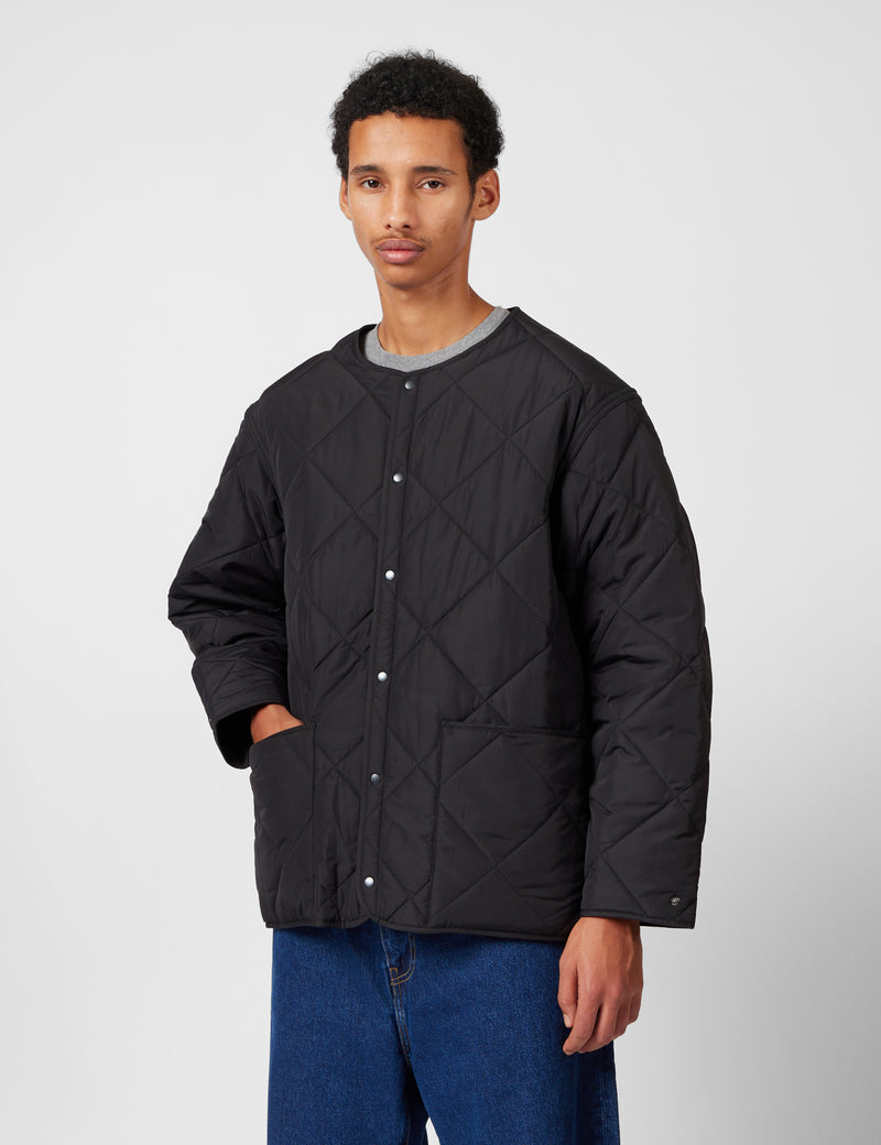 Barbour x Kaptain Sunshine Quilted Liner Jacket - Black