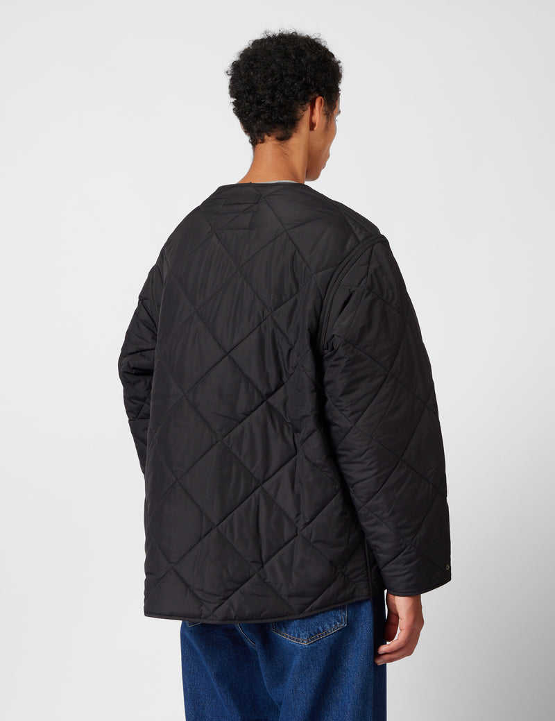 Barbour x Kaptain Sunshine Quilted Liner Jacket - Black