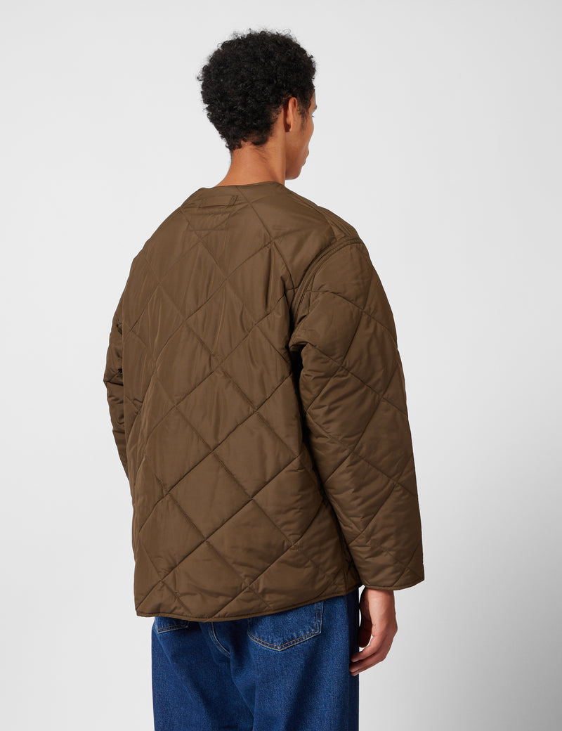 Barbour x Kaptain Sunshine Quilted Liner Jacket - Khaki Brown