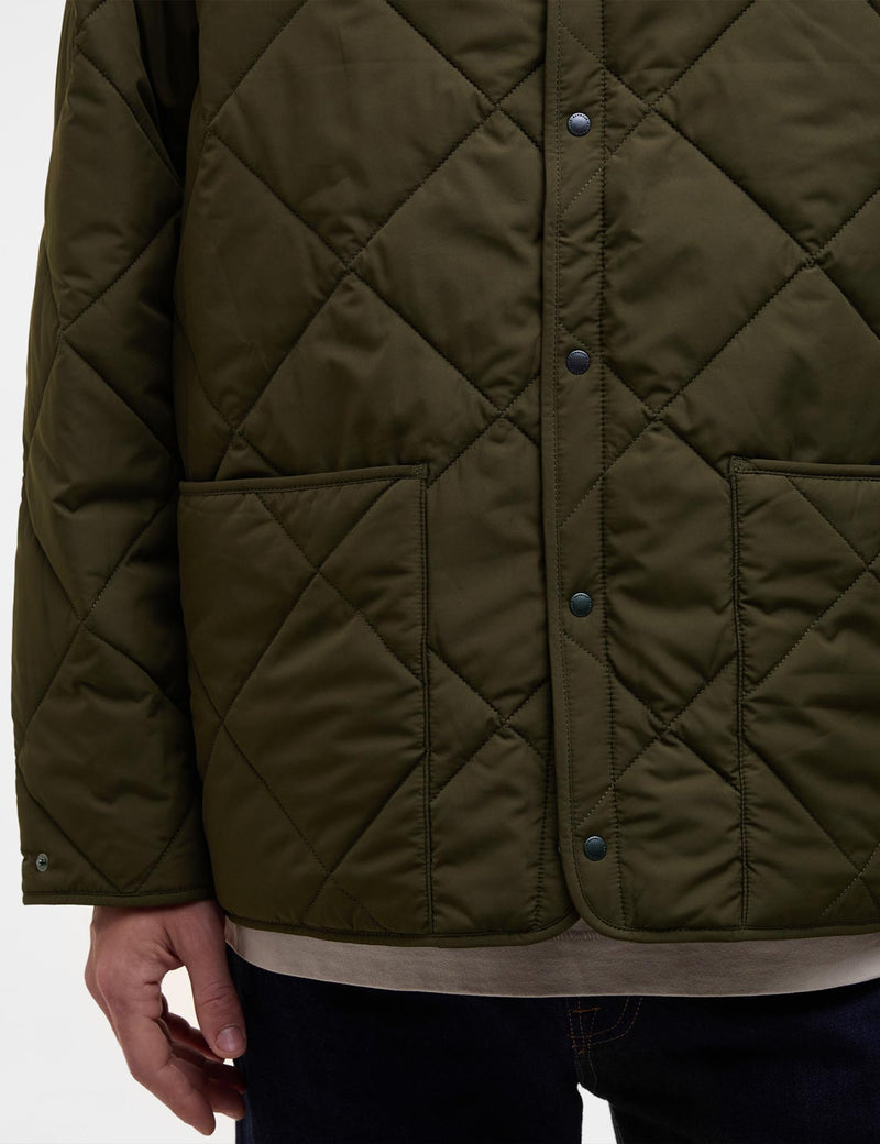 Barbour x Kaptain Sunshine Quilted Liner Jacket - Khaki Brown