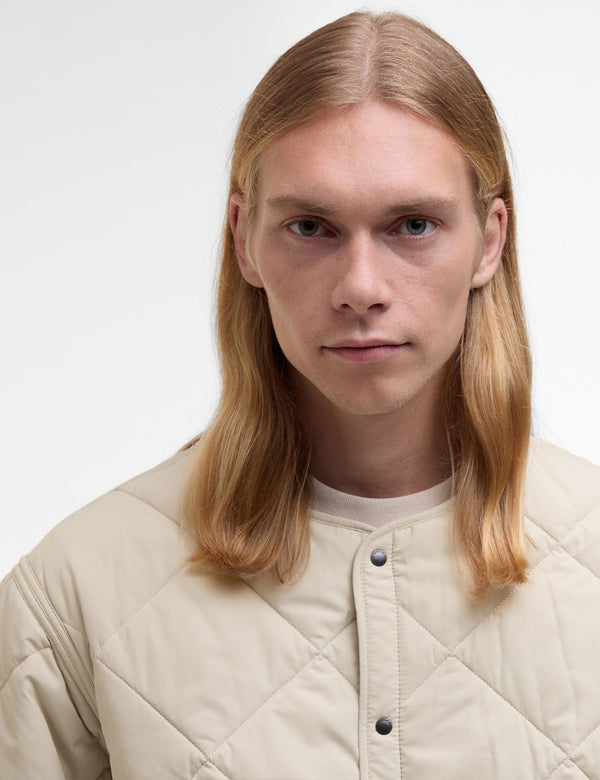 Barbour x Kaptain Sunshine Quilted Liner Jacket - Clay