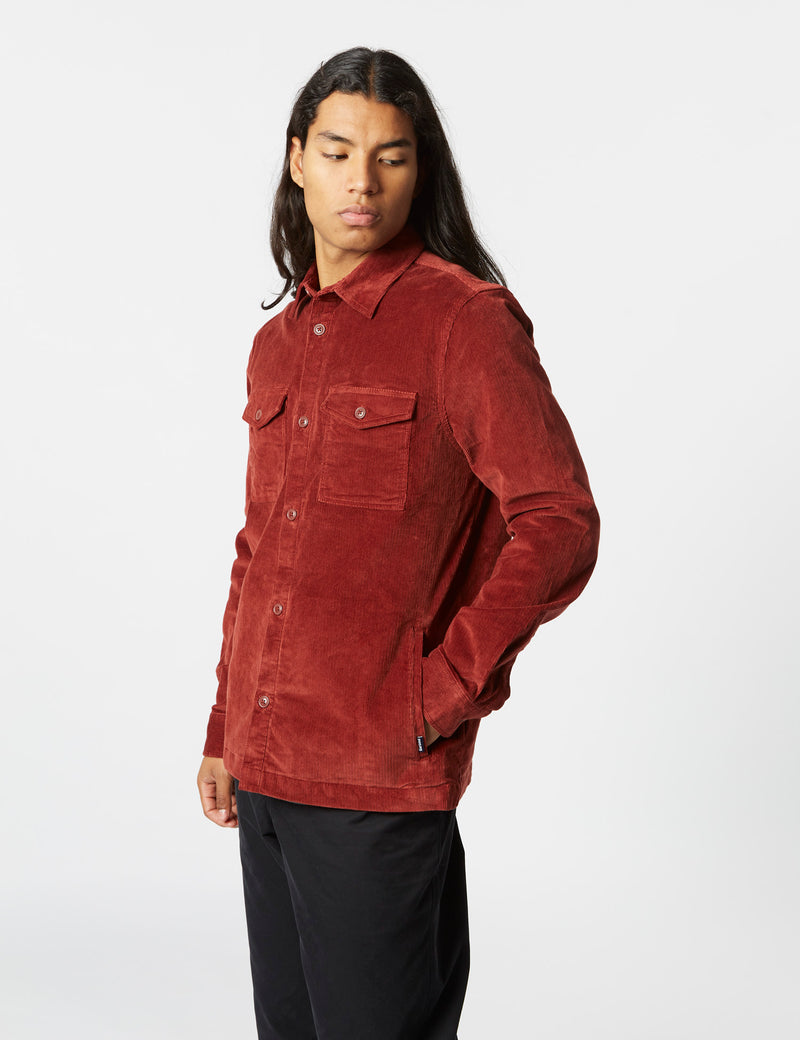 Barbour Shirt Jacket (Cord) - Russet Brown