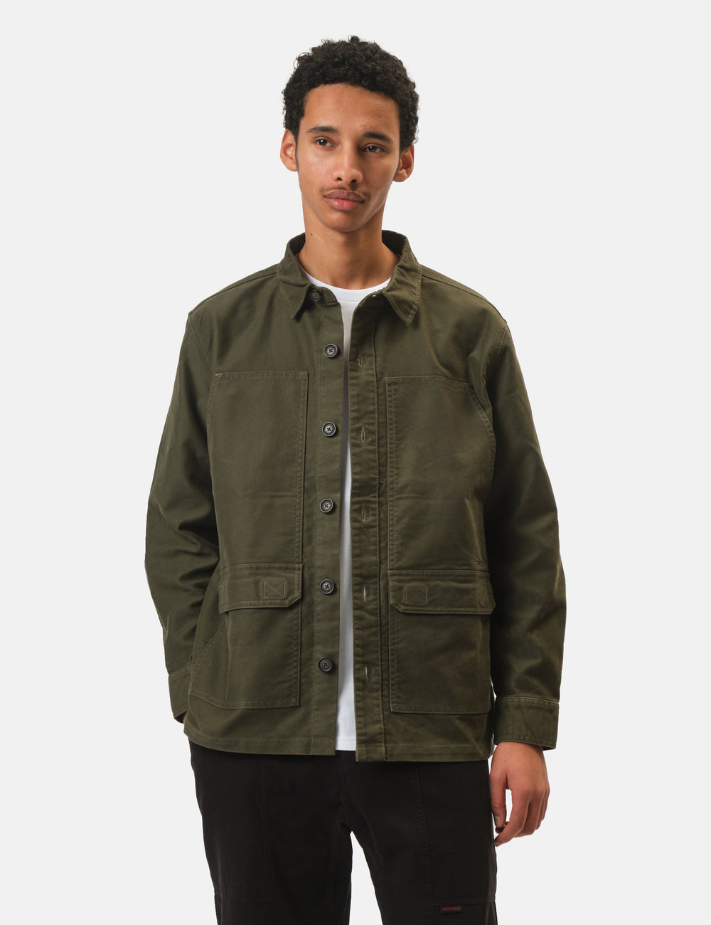 Barbour Newbirch Cotton Sateen Overshirt - Forest Green | Urban