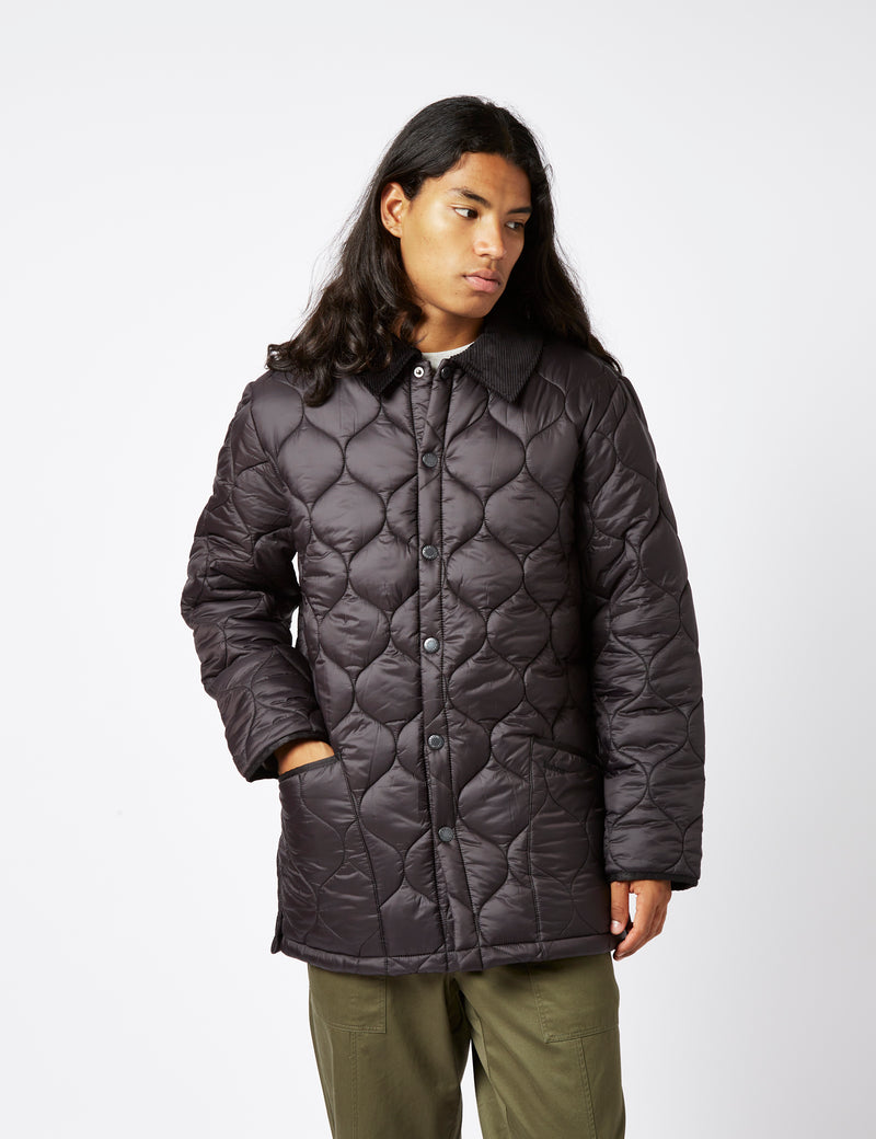 Barbour Lofty Quilt Jacket - Black | Urban Excxess. – URBAN EXCESS