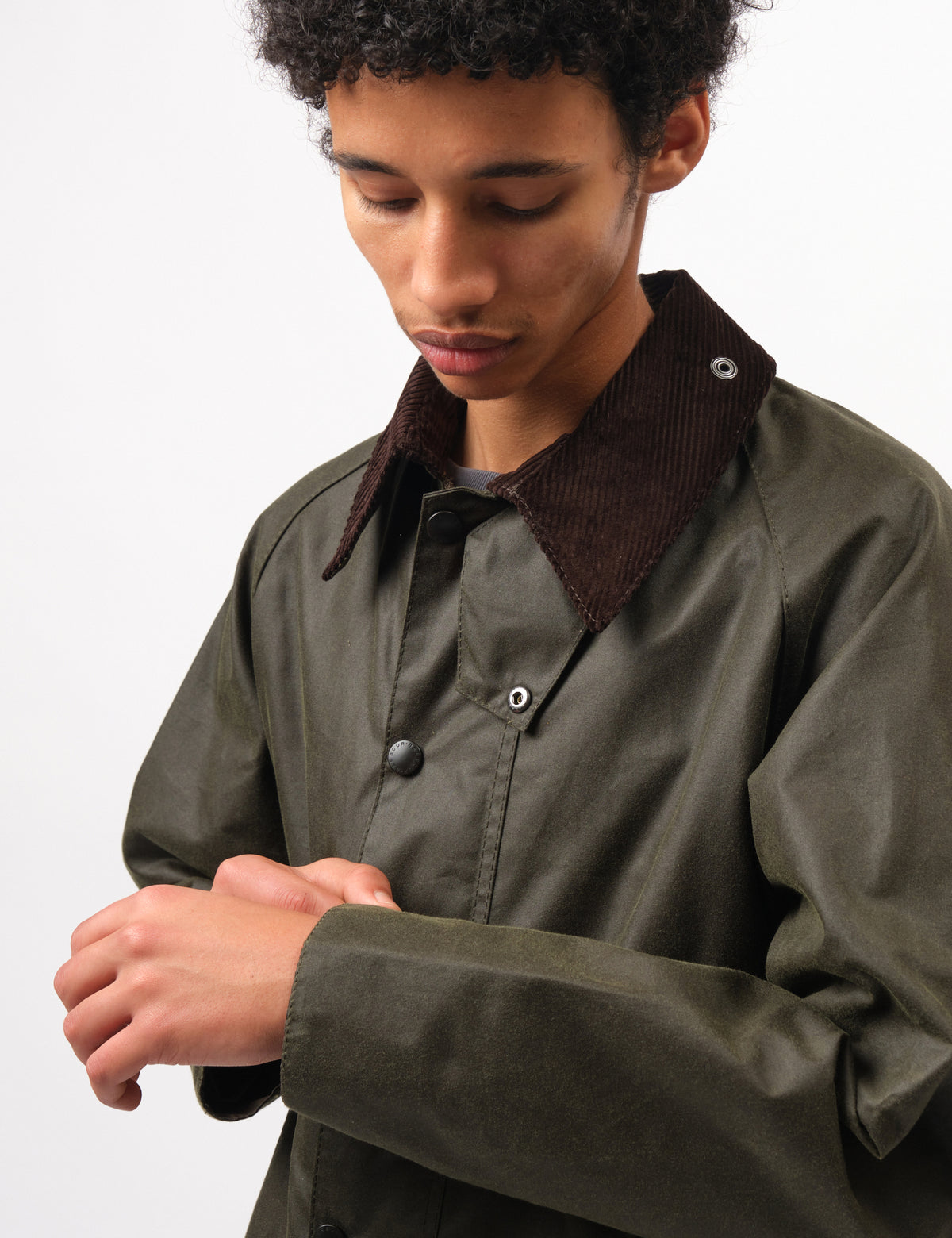 ジャケット・アウター URBS x Barbour Transport Set-In Sleeve Barbour Transport Jacket in Fern