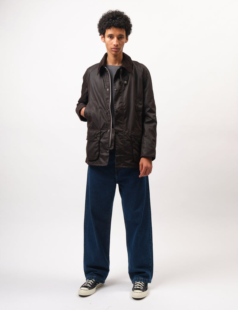 Barbour Ashby Wax Jacket - Rustic Brown