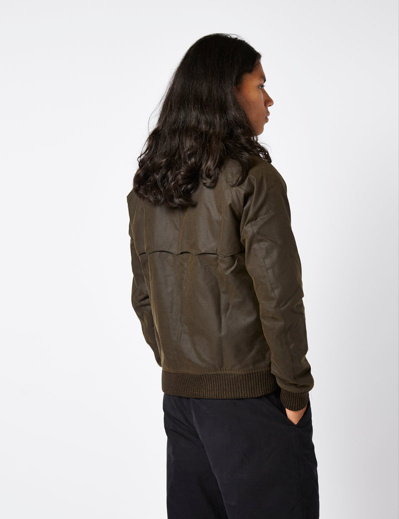 Barbour x Baracuta G9 Porton Wax Jacket - Olive Green