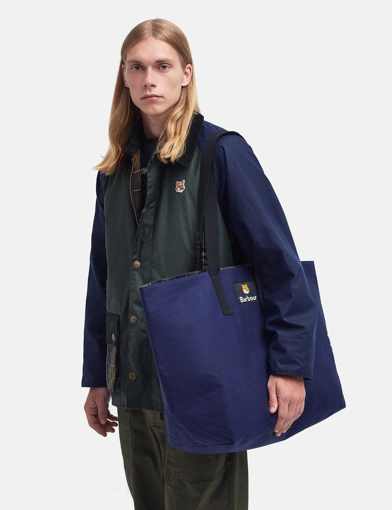 Barbour x Maison Kitsun�� Beaufort Wax Jacket - Duffle Bag Green