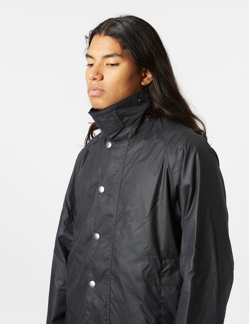 Barbour 40th Anniversary Beaufort Wax Jacket - Navy Blue