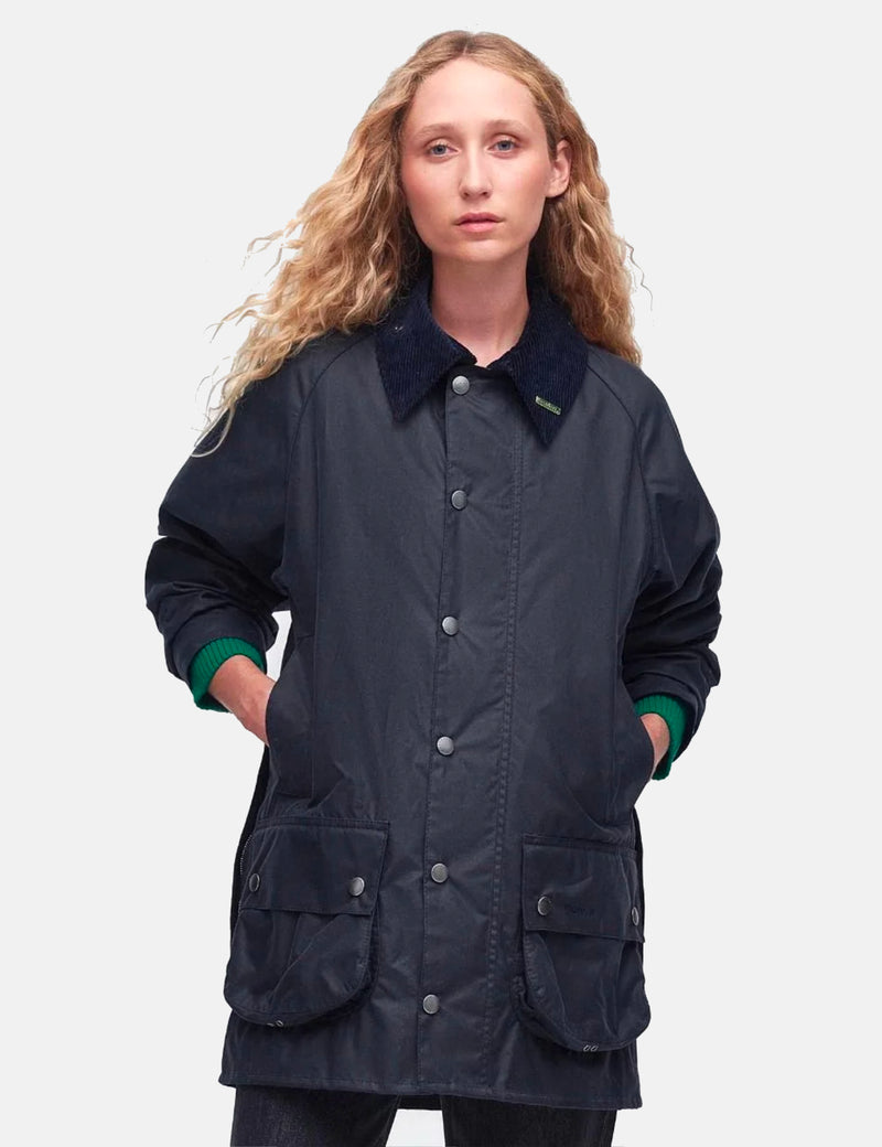 Barbour 40th Anniversary Beaufort Wax Jacket - Navy Blue