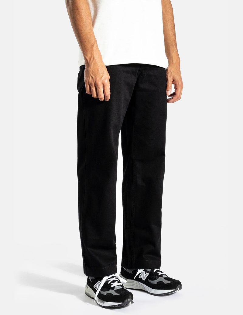 Norse Projects Lukas Heavy Trousers (リラックス) - ブラック