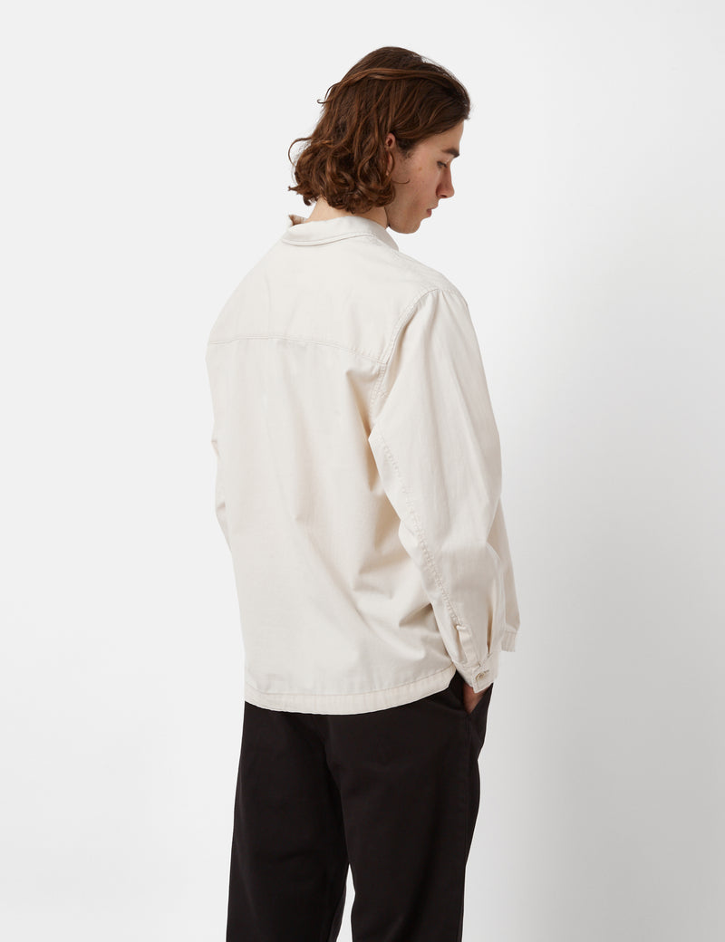 Norse Projects Lund Shirt (Eco-Dye) - Hibiskus-Farbstoff