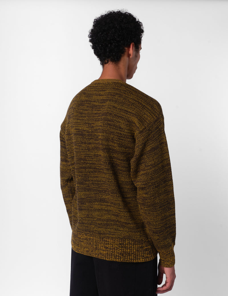 No Problemo Mosca Crew Neck Jumper - Brown