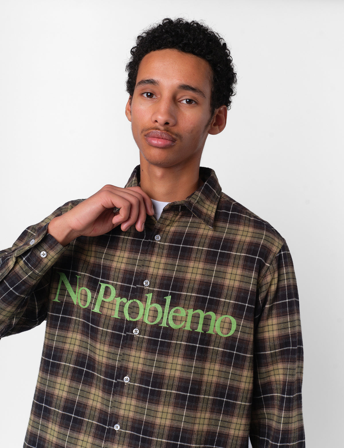 SHIRTS ー Buy Mens Button Down Shirt, Grandad, Checked Flannel