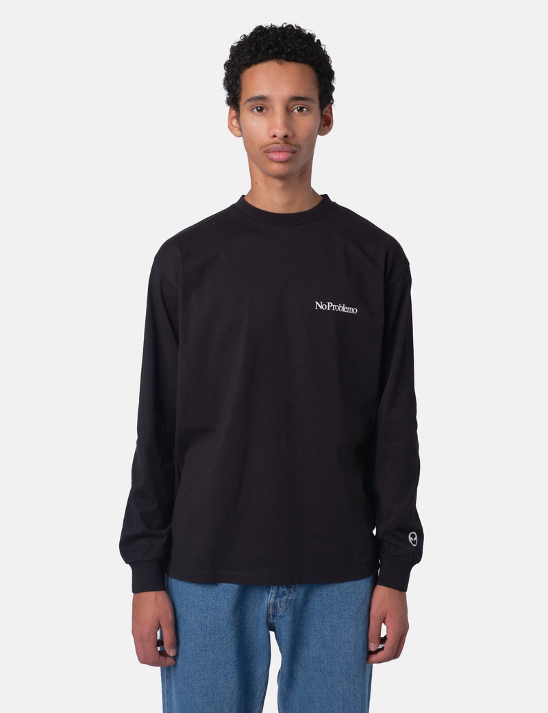 No Problemo Mini Problemo Long Sleeve T-Shirt - Black