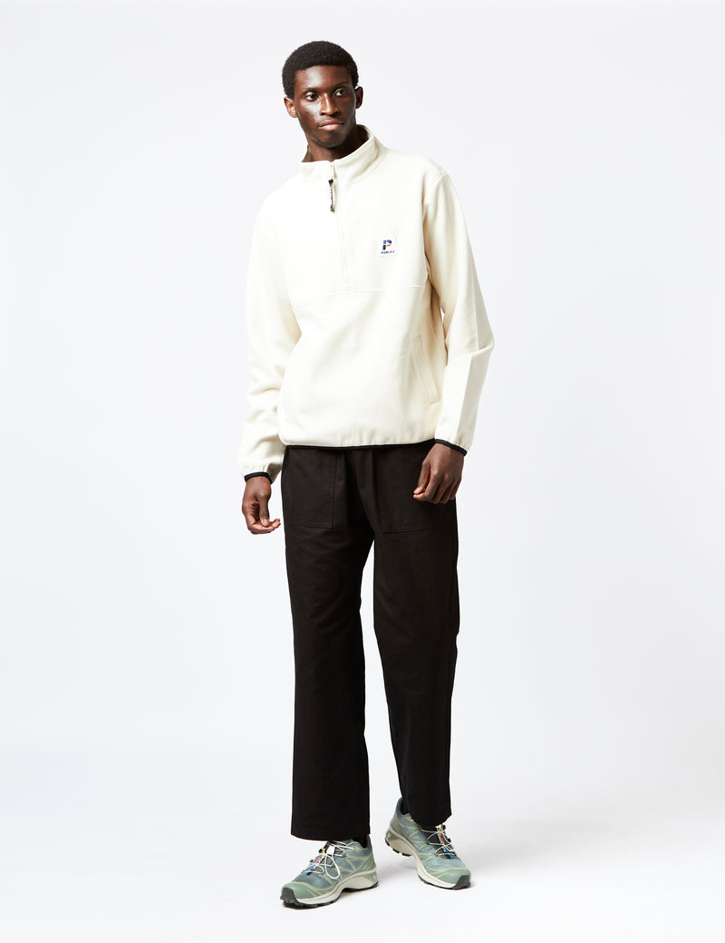 Parlez Reese Fleece Quarter Zip Sweatshirt - Ecru