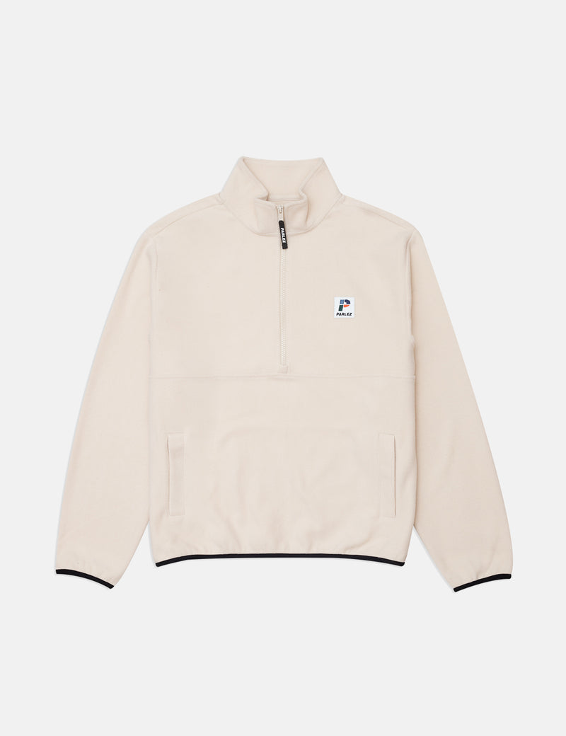 Parlez Reese Fleece Quarter Zip Sweatshirt - Ecru