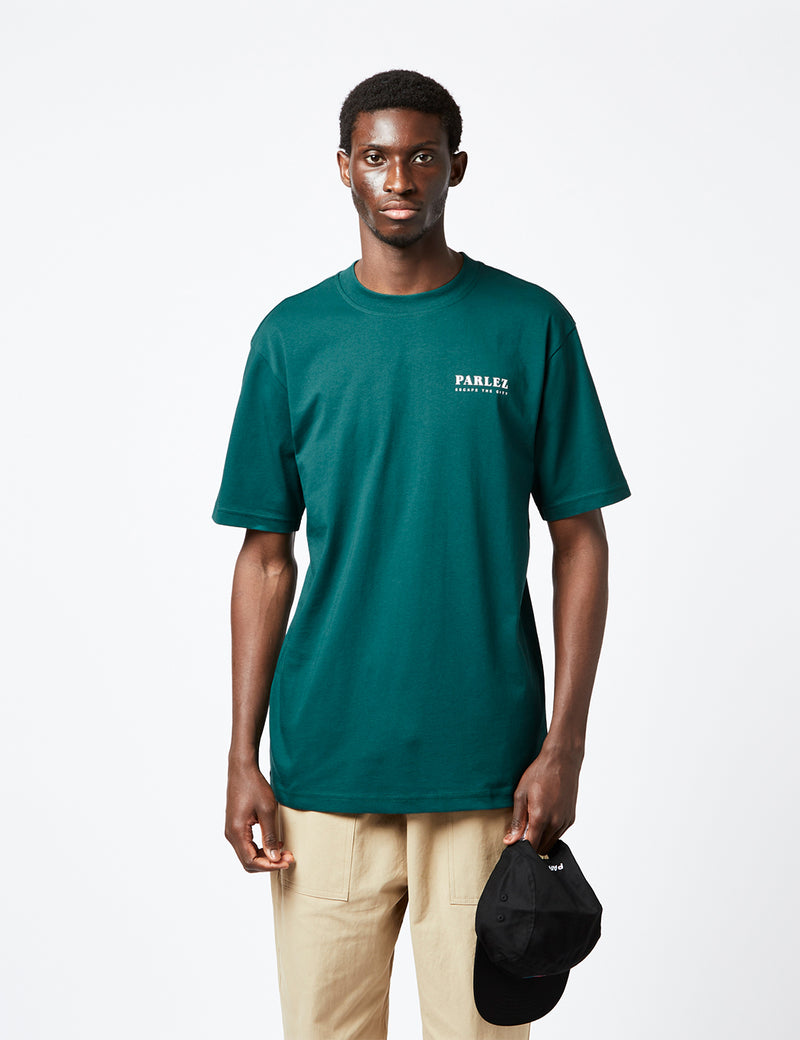 Parlez Rise T-Shirt - Deep Green