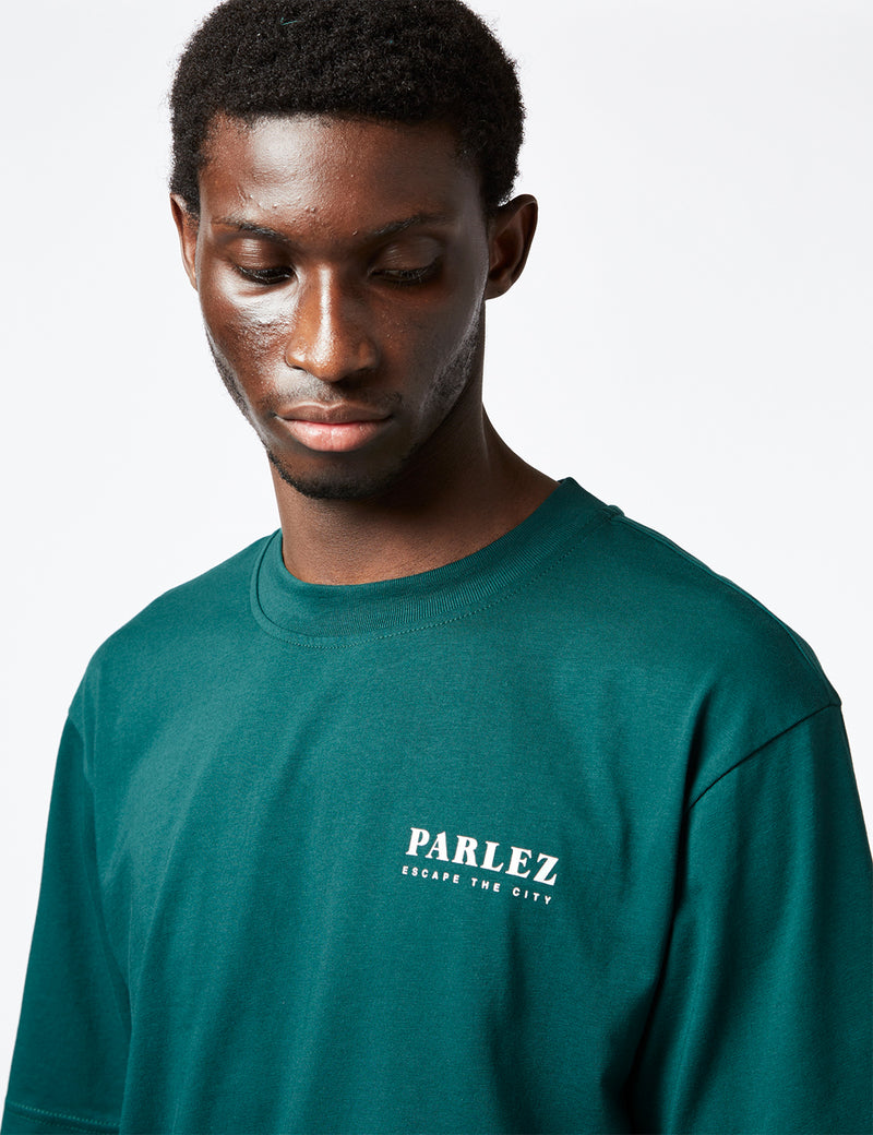 Parlez Rise T-Shirt - Deep Green