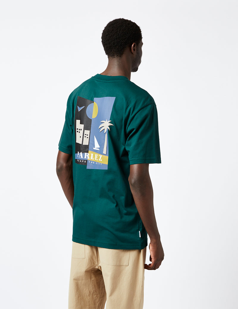 Parlez Rise T-Shirt - Deep Green