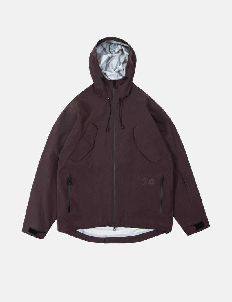 Purple Mountain Observatory 3 Layer Shell Jacket - Mole Brown