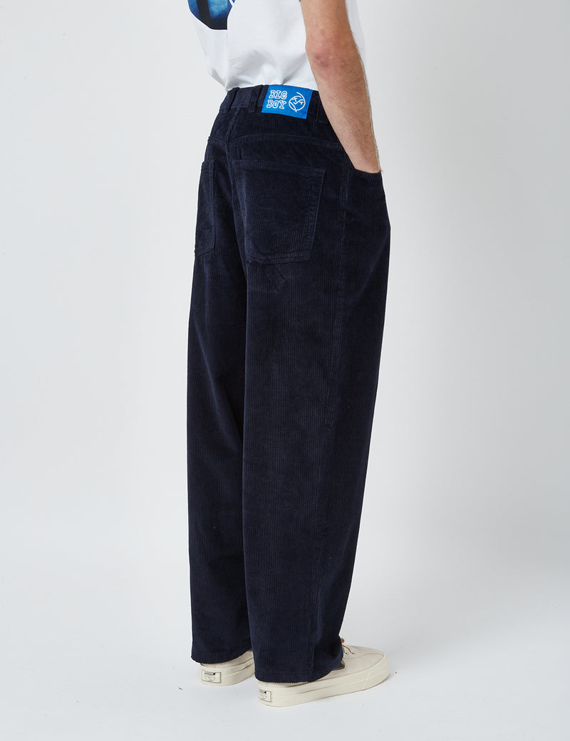 Polar Skate Co. Big Boy Trousers (Cord) - Navy Blue I Urban Excess