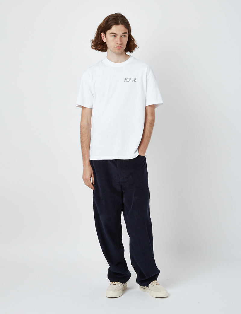 Polar Skate Co. Big Boy Trousers (Cord) - Navy Blue