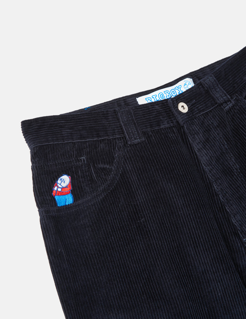 Polar Skate Co. Big Boy Trousers (Cord) - Navy Blue