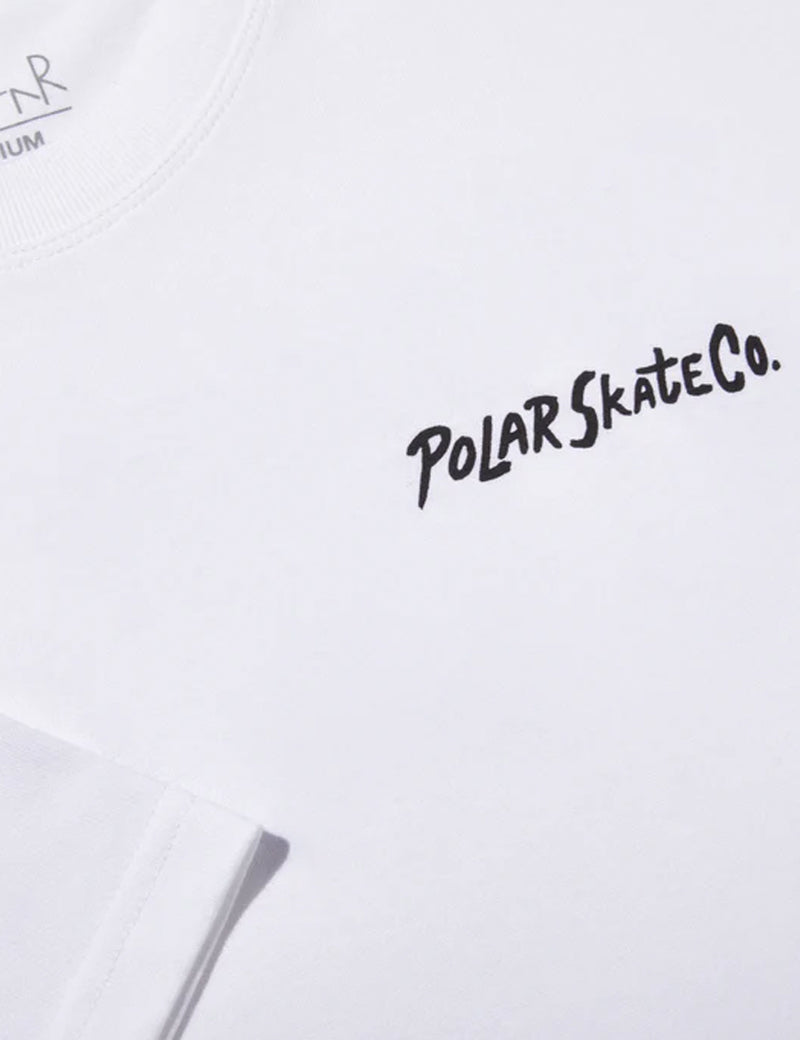 Polar Skate Co. Yoga Trippin' T-Shirt - White