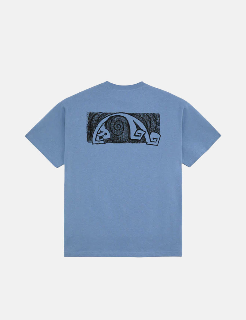 Polar Skate Co. Yoga Trippin' T-Shirt - Oxford Blue