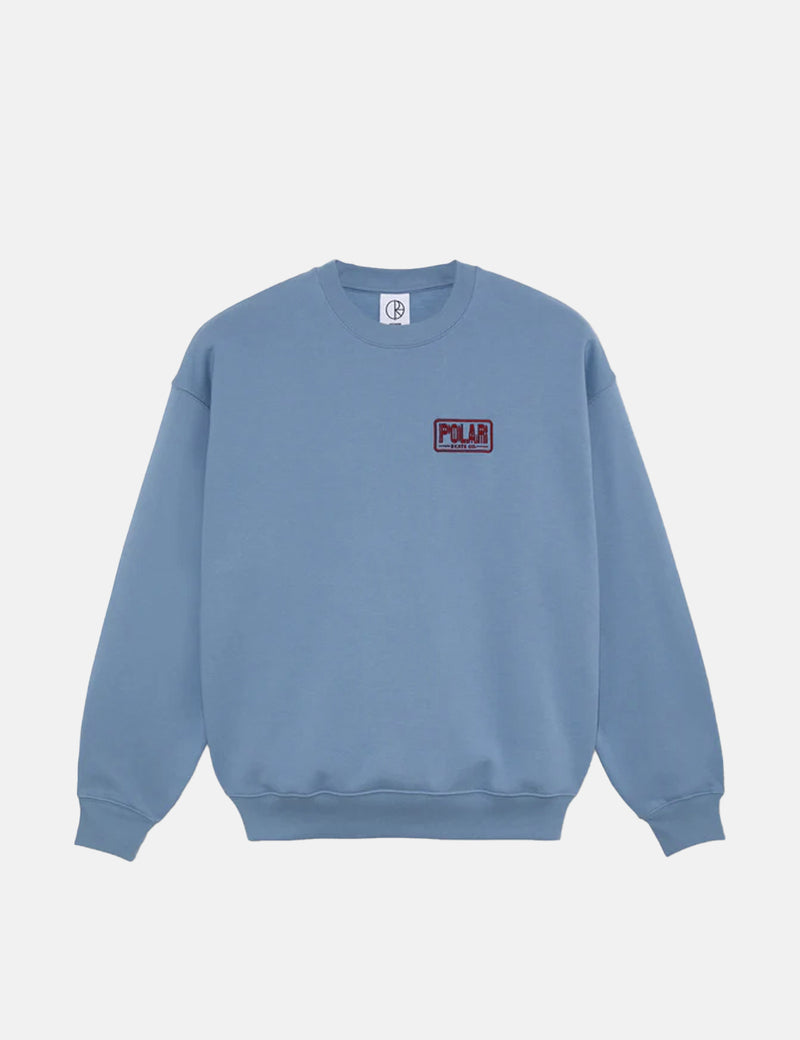 Polar Skate Co. Dave Earthquake Sweatshirt - Oxford Blue I Urban Excess ...