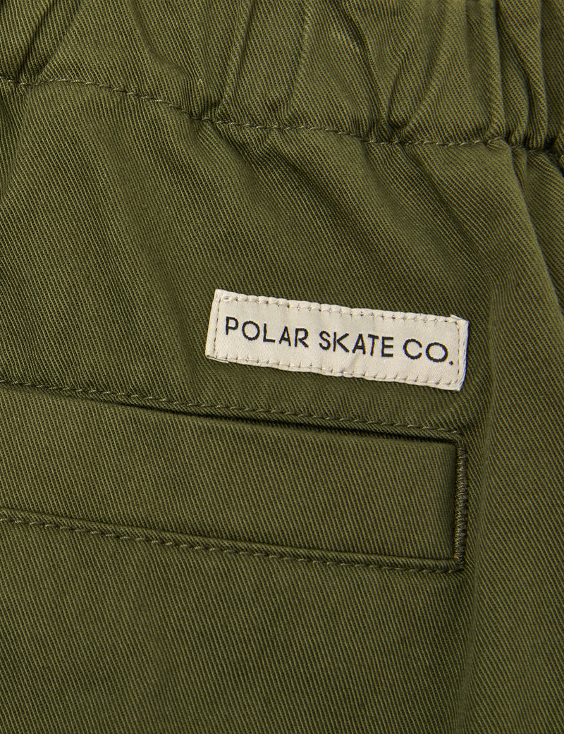 Polar Skate Co. Railway Chinos (Relaxed) - Uniform Green