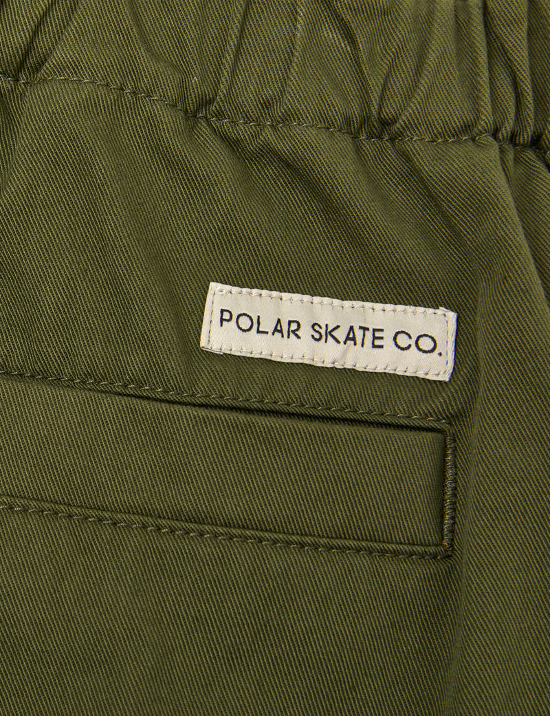 Polar Skate Co. Railway Chinos (Relaxed) - Uniform Green I Urban