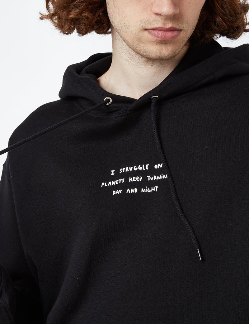 Polar Skate Co. Struggle Hooded Sweatshirt  - Black