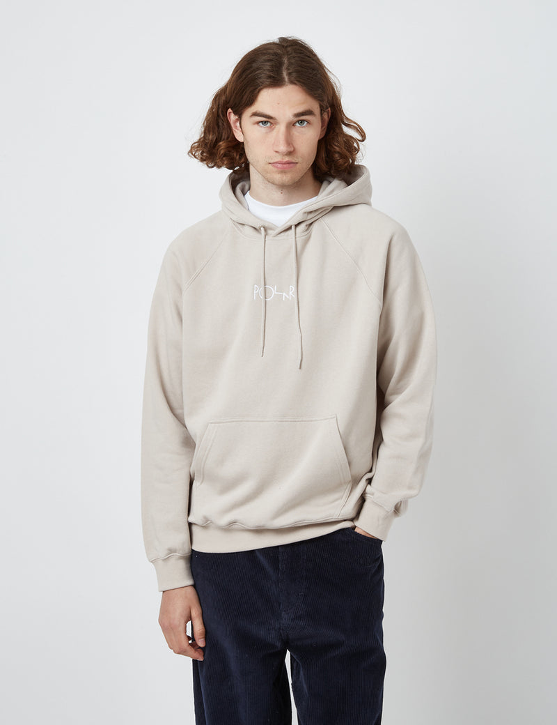 Polar Skate Co. Default Hooded Sweatshirt  - Pale Taupe