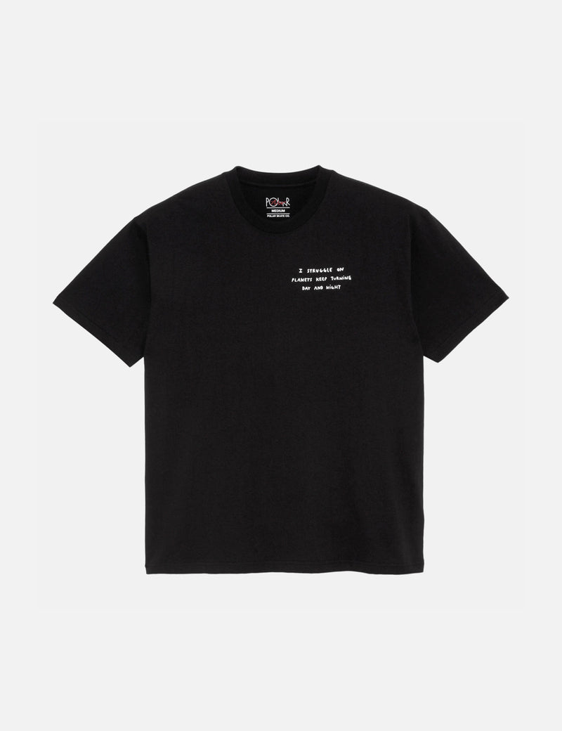 Polar Skate Co. Struggle T-Shirt - Black