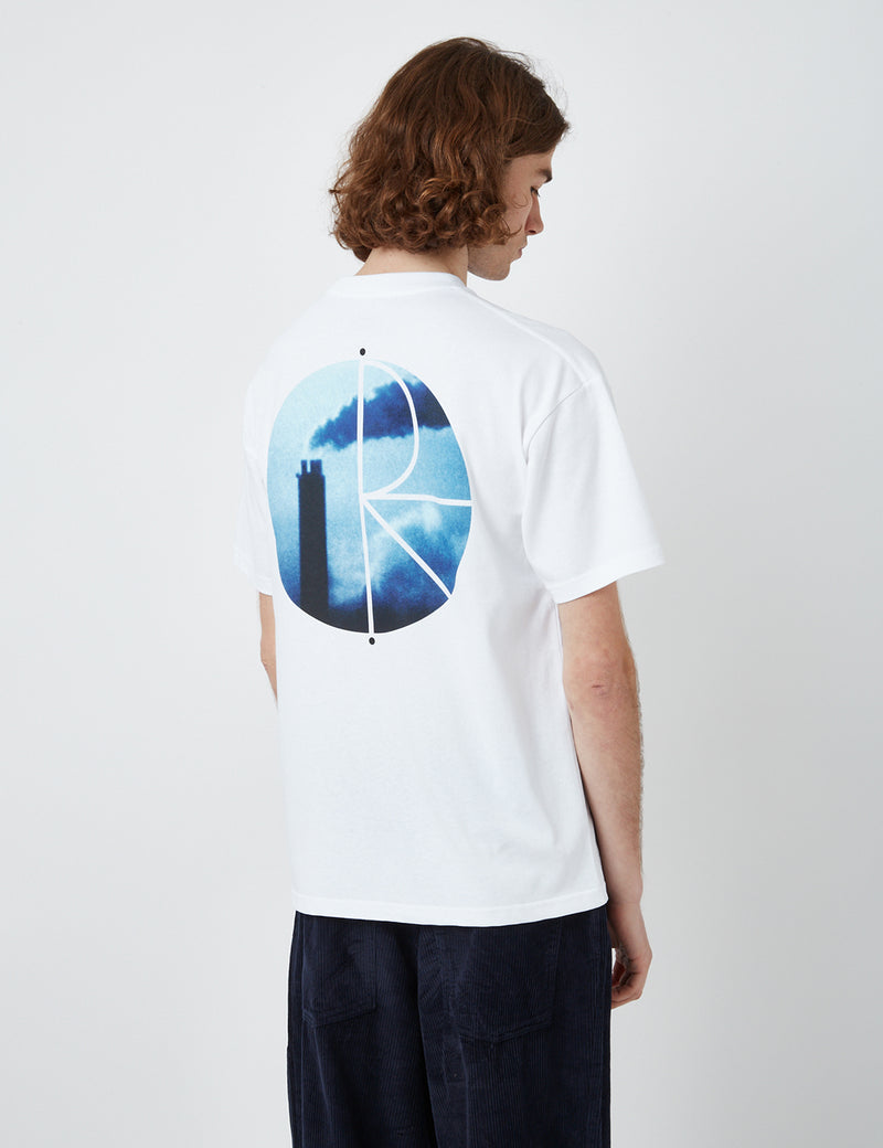Polar Skate Co. Skorsten Fill Logo T-Shirt - White